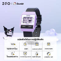 【รับประกัน 6 เดือน】Zgo Zhenggang  นาฬิกา Curomi Co -Brand นาฬิกาดิบของนักเรียนมัธยมศึกษาตอนต้นนักเรียน มิเตอร์อิเล็กทรอนิกส์กันน้ำซิลิโคนน่ารัก