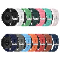 20mm 22mm Silicone Band For Huawei Watch GT3/GT Runner Silver Steel Buckle Wristband Replacement Bracelet Hot Sale