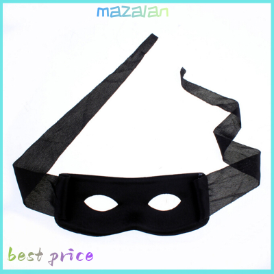 Mazalan Bandit Zorro ผ้าปิดตาผู้ชายสวมหน้ากากสำหรับธีมปาร์ตี้ฮาโลวีนเครื่องแต่งกายปลอมตัว
