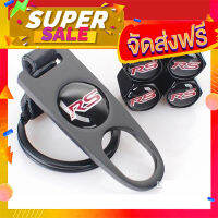 ส่งฟรี [เก็บCOD] RS logo tire value air cap FOR HONDA  จุ๊บลม พวงกุญแจ อาร์เอส ฮอนด้า