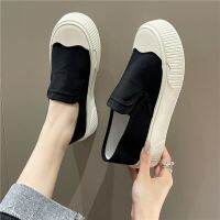 [COD] Thick-soled shoes womens spring autumn and summer style young lazy slip-on single students all-match biscuit