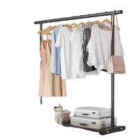 [COD] hanging pole hanger floor vertical home bedroom entry removable balcony drying