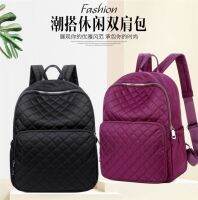 [COD] Oxford cloth backpack womens new version all-match large-capacity light casual bag Lingge shoulders