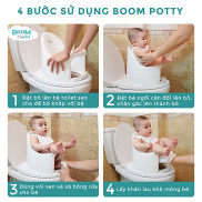 BOOM POTTY - BÔ VỆ SINH ĐA NĂNG CHO BÉ