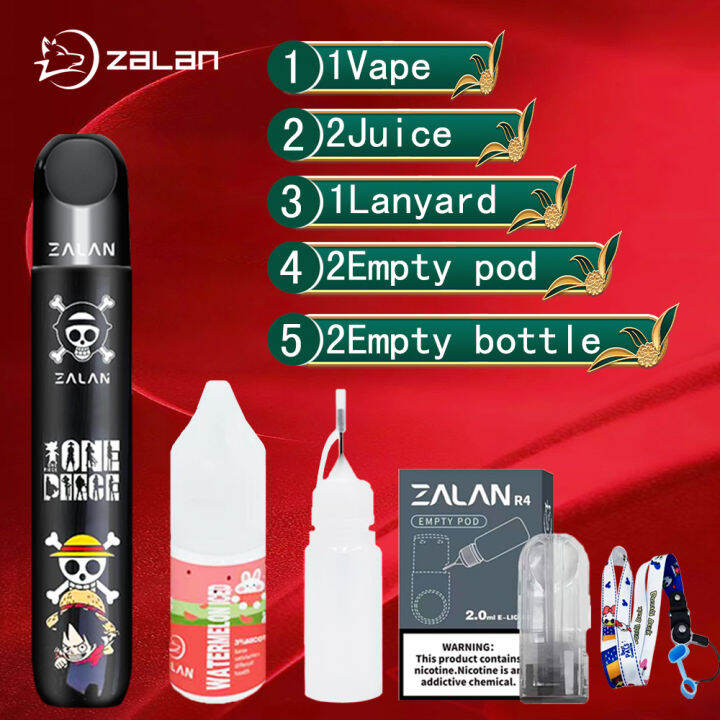 ZALAN Vape REFILLABLE POD /Disposable Juice Multiple flavors with