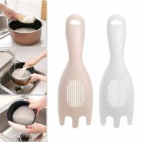 ☎ Creative Rice Washing Machine New Kitchen Multifunctional Rice Washing Spoon Drainer Portable Filter Rice Washing Kitchen Tools