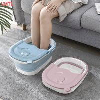 Collapsible Footbath Plain Foaming Massage Bucket Foldable Bucket Foot Bath Bucket Bathroom Foot Wash Basin Laundry Baskets