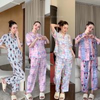 ??? ??????????✨ Sleepwear??☁️?(390฿ฟรีส่ง) ชุดนอน มาเพิ่ม ลายใหม่น่ารักมาก! ลูกค้าถามหากันมาเยอะมาก แขนสั้น ขาสั้น ขายาว