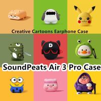 READY STOCK! For SoundPeats Air 3 Pro Case Cartoon pattern series for SoundPeats Air 3 Pro Casing Soft Earphone Case Cover