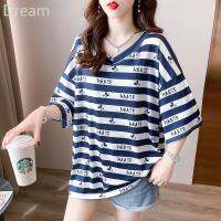 Fat sister meat-covering Ice Silk top womens extra fat extra large new printed loose short sleeve womens T-shirt V729