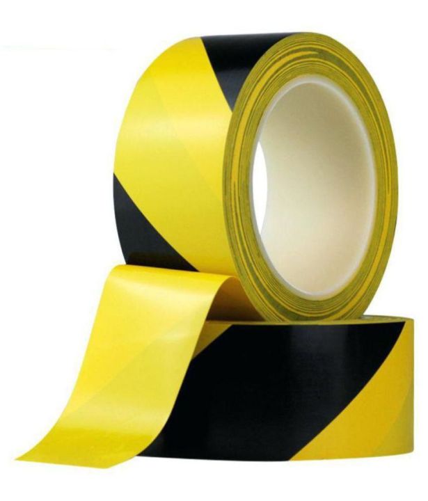 ZEBRA TAPE FLOOR MARKING TAPE 2 INCHES X 33 METERS YELLOW AND BLACK ...