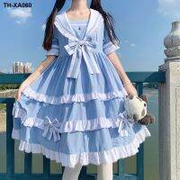 dress summer female treasure set new college head cuhk children short-sleeved brim lolita