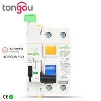 RCCB 6KA RCD AC 2P 230V Alat Pemutus Arus Diferensial Perangkat Pelepas Mandotomatis Tipe 63A 100Ma 30Ma 300Ma เบรกเกอร์อัจฉริยะ