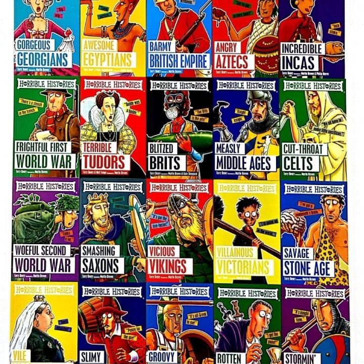 20-books-horrible-histories-blood-curdling-box-of-books-collection-original-english-reading-childrens-books-libros-livros