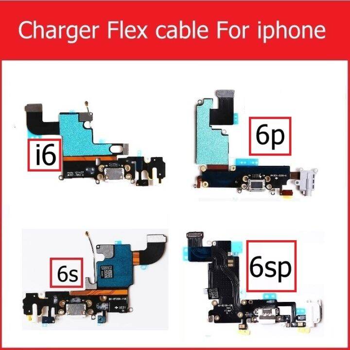 ตัวต่อที่ชาร์จยูเอสบี-iphone-6สายเคเบิ้ลยืดหยุ่นสำหรับ6s-plus-ช่องเสียบแท่นชาร์จ-usb-พร้อมไมโครโฟนช่องเสียบหูฟังสายเฟล็กซ์