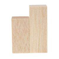 Balsa Wood Blocks DIY Modelling Craft Wood Working Materials 5pieces 60/80mm Screw Nut Drivers