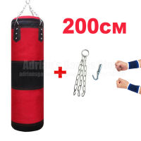 6080100120150200cm Sandbag Thickened Canvas Punching Bag Sports Training Empty Boxing Bags Muay Thai