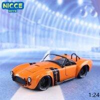 Nicce 1:24รถของเล่นโลหะรถสำหรับโชว์รถโมเดลเหล็ก427 Shelby COBRA สำหรับ J244ตกแต่งงานฝีมือสำหรับเด็ก