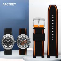 Soft Waterproof Silicone Strap For Hamilton Khaki Navy Manta Ray H78716983/78615335 Male Silicone Watch Band Accessories