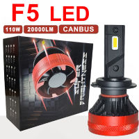 F5 110W H4 H7 Led Canbus 20000LM Auto High Power Headlight H1 9005 Hb3 Hb4 H11 H16 9012 H13 9007 Led Lamp Turbo led Bulb For Car