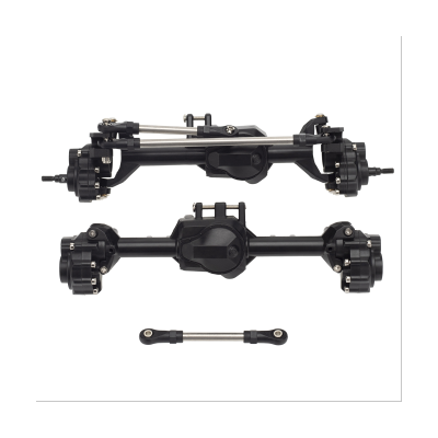 Metal Integrated Front and Rear Portal Axle Housing Set for TRX4 -4 1/10 RC Crawler Car Upgrade Parts