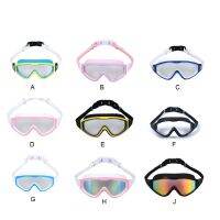 Professional Snorkeling Swimming Wide Angle Goggles Pool Anti-fog Underwater Glasses Eyeglasses Water Sports Blue Kid