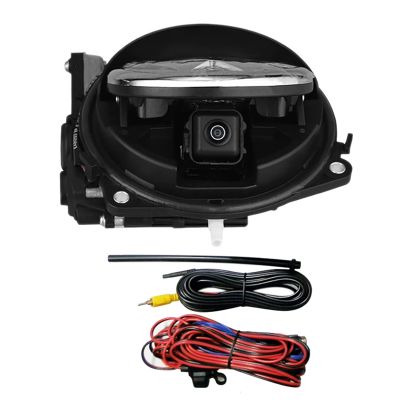 Car Flipping Rearview Camera with Wire for B8 B6 B7 Golf MK7 MK5 MK6-PoloTrunk Switch Reverse Parking HD Camera