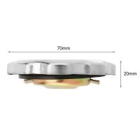 、‘】【； New Chrome Plated Car Auto Fuel Tank Cover Fuel Gas Tank Cap For Honda GX GX160 GX200 GX240 GX270 GX340 GX390