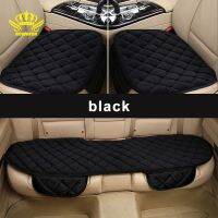 [HOT IUXKLKXLWSGH 551] ROWNFUR Car Seat Cover Universal Four Seasons Warm Flocking Cloth Seat Covers Front Back Seat Covers Car Interior Accessories