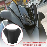 For Yamaha XMAX125 XMAX250 XMAX300 2017-2020 Motorcycle Windshield Windscreen Visor Viser Accessories Parts Component Matte Black