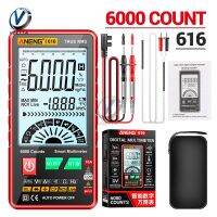 ZZOOI ANENG 616 Digital Multimeter 6000 Counts Ultra Thin Intelligent AC DC Voltage Current Voltmeter Test Tools Multímetro Digital