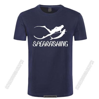 2022 Fashion Spearfishing Print T-Shirt Men T Shirt Fashion Print Stylish Chic Daily Cotton O-Neck Tshirt Tees Tops