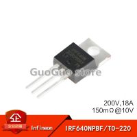 10Pcs IRF640N TO-220 IRF640 TO220 8A/200V Stepper Motor Driver หลอด MOS ใหม่เดิม