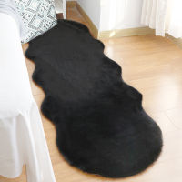 Irregular Fur Rug For Bedroom Plush Nordic Living Room Car Black Fluffy Home Floor Mats Kids Bed Room Bedside Ornaments Rugs