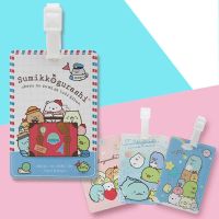 【DT】 hot  High Quality Sumikko Gurashi Travel Accessories Luggage Tag PU Suitcase ID Addres Holder Baggage Boarding Tag Portable Label