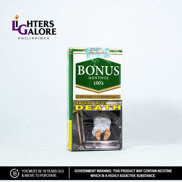 Lighters Galore BONUS MENTHOL 100'S (PACK) Lazada PH