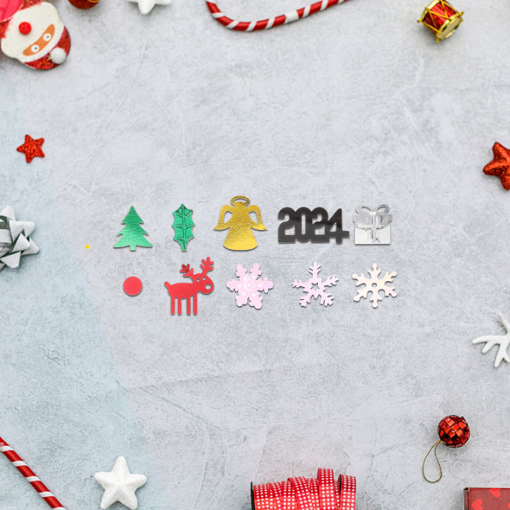 Stock】 1 Set Christmas Confetti Festive Party Confetti