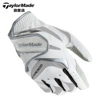 ถุงมือกอล์ฟผู้ชายแบบดั้งเดิมอเมริกัน TaylorMade ถุงมือกอล์ฟมือขวากันลื่นระบายอากาศทนทานต่อการฉีกขาดสไตล์ใหม่