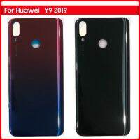 สินค้าใหม่สำหรับ Huawei Y9 LX2 LX3แบตเตอรี่ฝาหลัง2019ประตูหลังหน้าจอโทรศัพท์3D เคสติดกาวอะไหล่ LHG3765