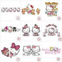 【คุณภาพสูง】สติกเกอร์ ลายการ์ตูน Hello Kitty สำหรับตกแต่งรถยนต์