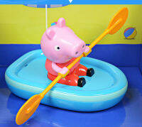 【พร้อมสต็อก】เด็กทารกในห้องน้ำอ่างอาบน้ำของเล่นลูกหมูเพ็กกี้กลับโป๊ะเรือคายัคพายเรือเล่นพายของเล่นว่ายน้ำ