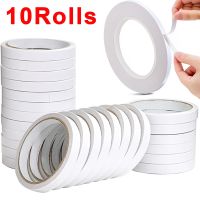 10/1Rolls Sided Tapes Adhesive Tape Sticker Gifts Wrapping Office Stationery Supplies