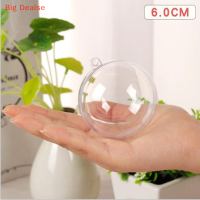 ?Big Dealse โปร่งใสเปิดพลาสติกคริสต์มาส Decor Ball bauble เครื่องประดับของขวัญกล่องของขวัญ