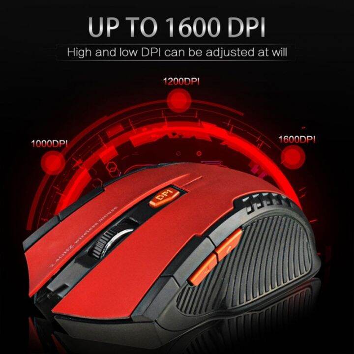 เมาส์ไร้สาย2-4grf-transmission-technology-gaming-mouse-ergonomics-เล่นเกม-อุปกรณ์-เมาส์ไร้สาย-mouse