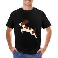 Kaus Spaniel Springer, Kaus Cepat Kering, Kaus Pria Ukuran Besar S-4XL-5XL-6XL