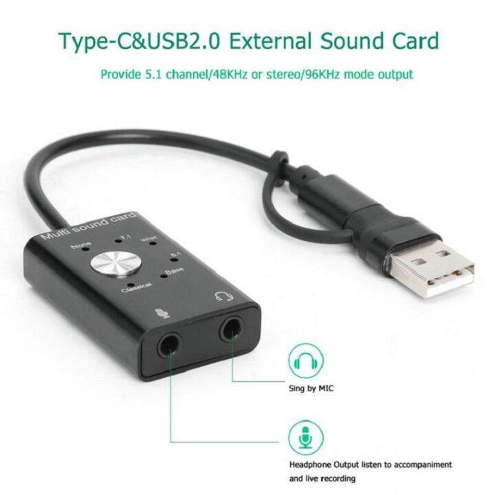 การ์ดเสียง-usb-nbsp-ภายนอก2-0-type-c-อะแดปเตอร์ไมโครโฟนสเตอริโอแปลงสำหรับ-macbook-แบบมืออาชีพชุดหูฟังแล็ปท็อปลำโพง-pc-การ์ดเสียง-lsk3825