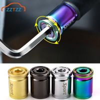 4 Pcs Tire Valve Stem Caps Anodized Aluminum Wheel Caps Universal Nipple Caps Covers for Cars Trucks Motorcycles SUVs and Bike