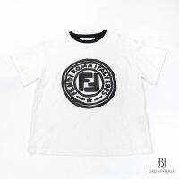 FENDI T-SHIRT 38_ WHITE BLACK