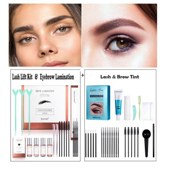 Lash & Eyebrow Tint Dye Kit and Lash Lift Kit Or Eyebrow Lamination Kit