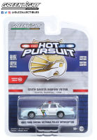 Greenlight 1/64 Hot Pursuit Series 42 South Dakota Highway Patrol South Dakota USA 1992 Ford Crown victoria Police Interceptor 43000-B